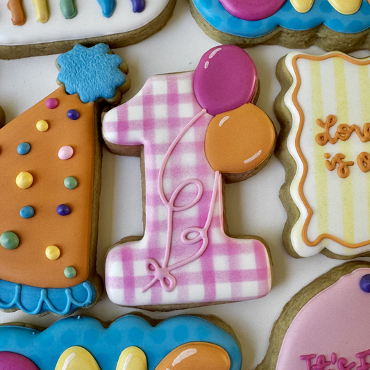 Balloon Number One Cookie Cutter