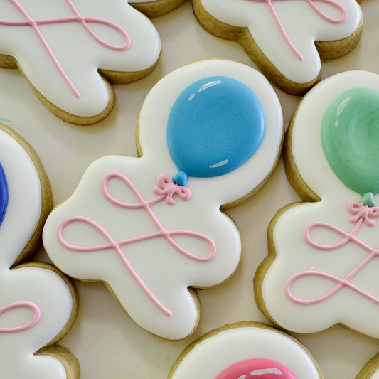 Balloon Swirl Plaque Cookie Cutter