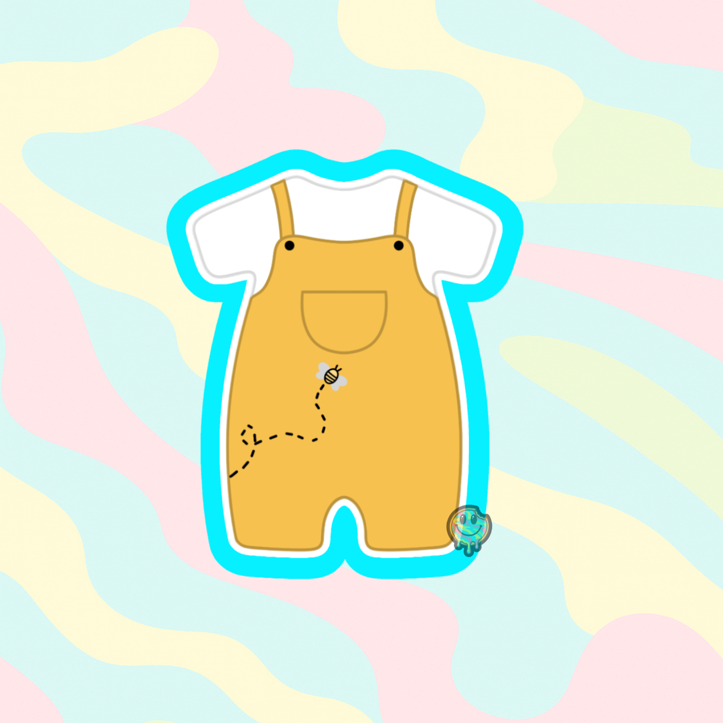 Baby Overalls Cookie Cutter
