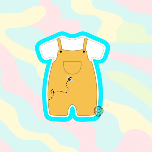 Baby Overalls Cookie Cutter