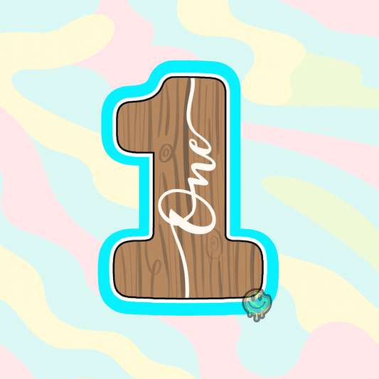 Number One Cookie Cutter