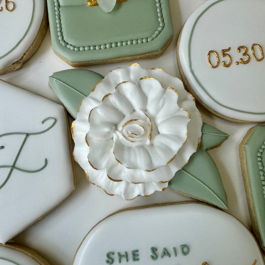 Two-Sided Flower Spray Cookie Cutter