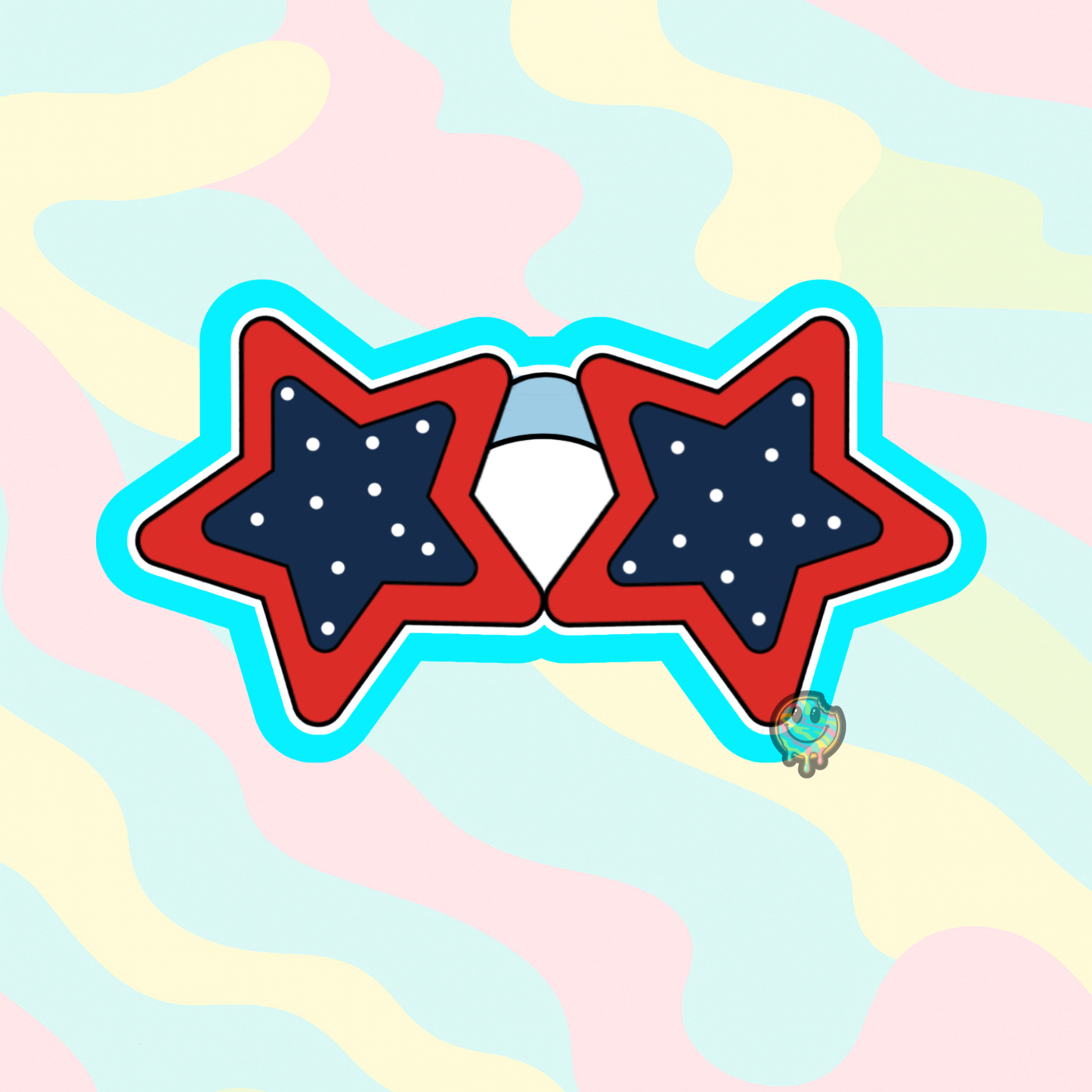 Star Sunglasses Cookie Cutter
