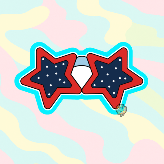 Star Sunglasses Cookie Cutter