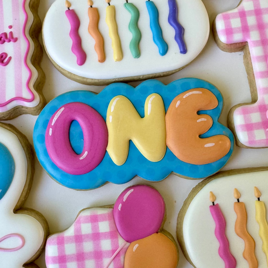 Bubble One Plaque Cookie Cutter