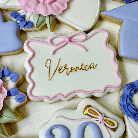 Ribbon Frame Rectangle Plaque Cookie Cutter