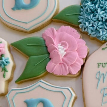 One-Sided Flower Spray Cookie Cutter