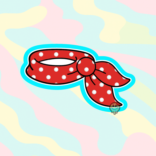 Bandana Neck Bow Cookie Cutter
