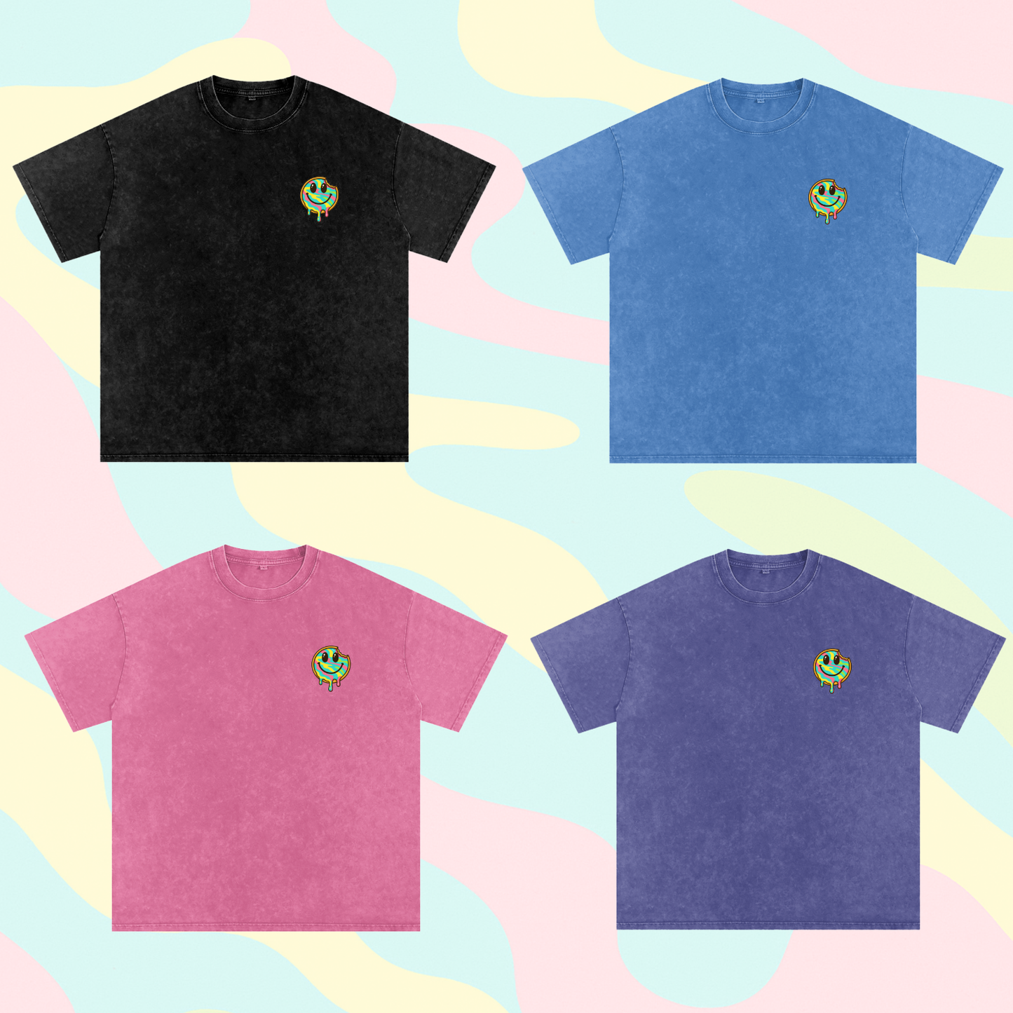 Cookie Trip Vintage Washed Oversized Tee