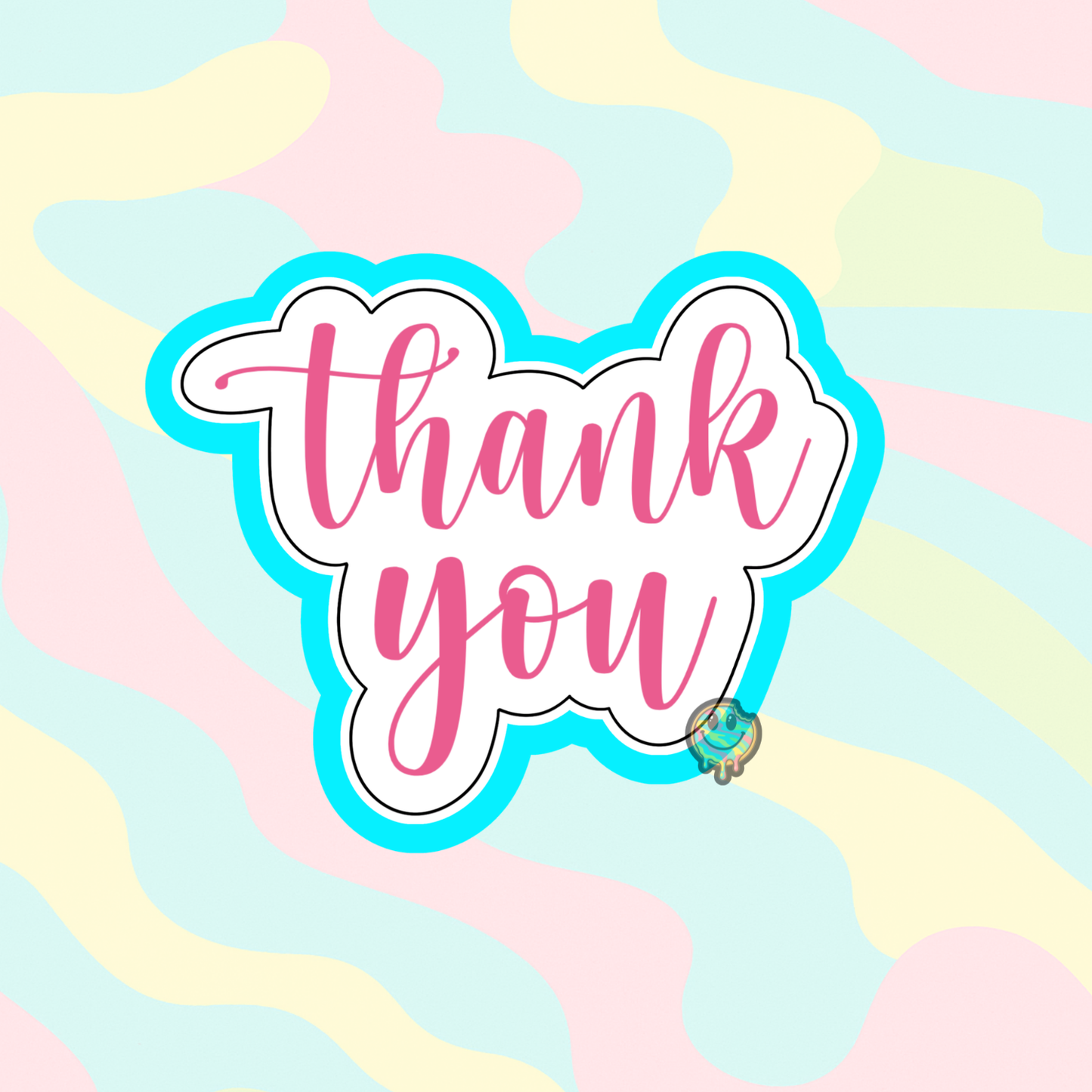 Thank You Cursive Cookie Cutter