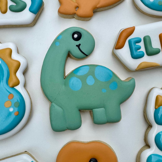 Cartoon Long Neck Dinosaur Cookie Cutter