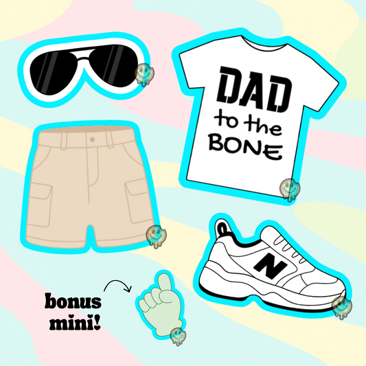 Father's Day Mix & Match Cookie Cutter Set