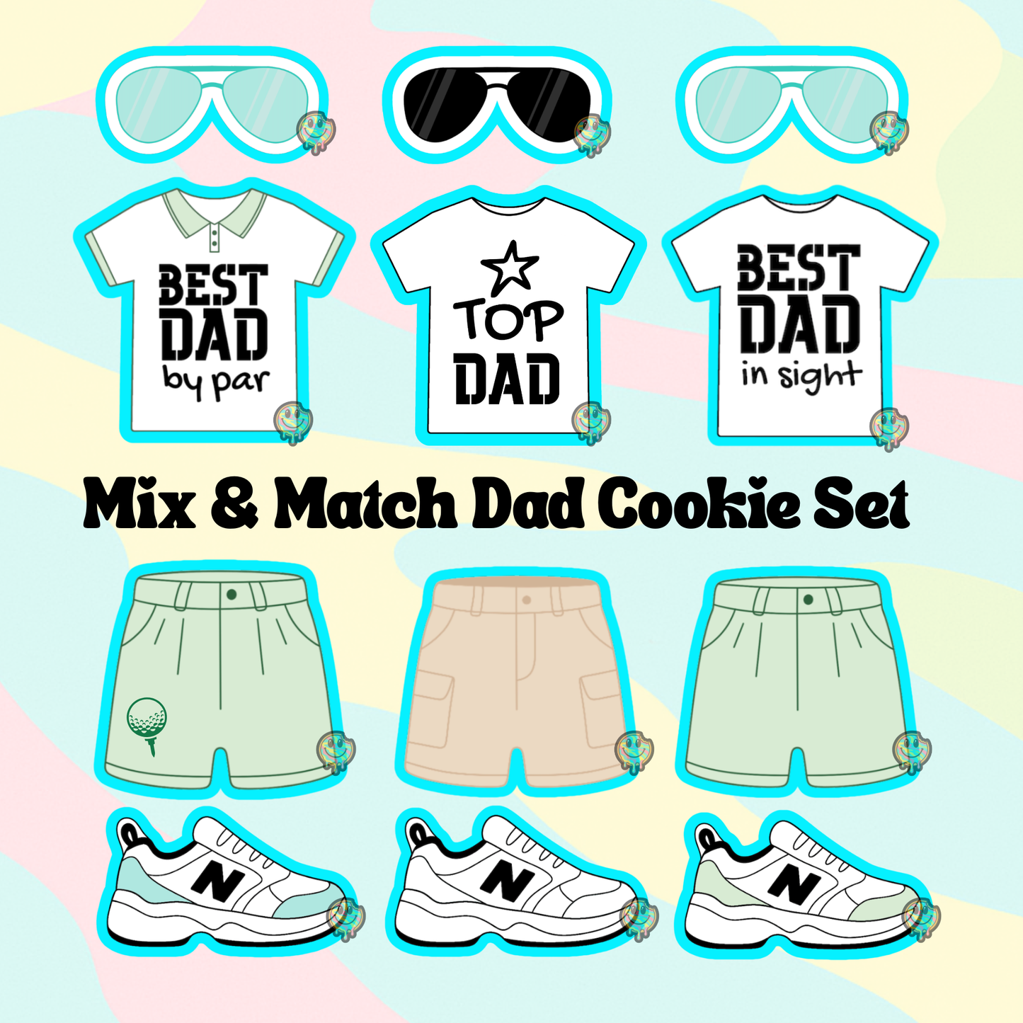 Father's Day Mix & Match Cookie Cutter Set