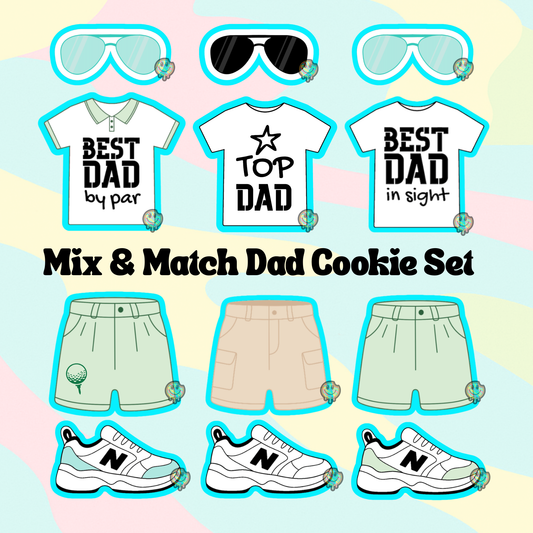 Father's Day Mix & Match Cookie Cutter Set