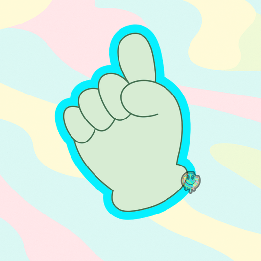 Foam Finger Cookie Cutter