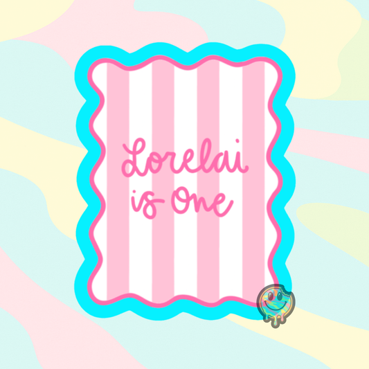 Wavy Plaque Cookie Cutter