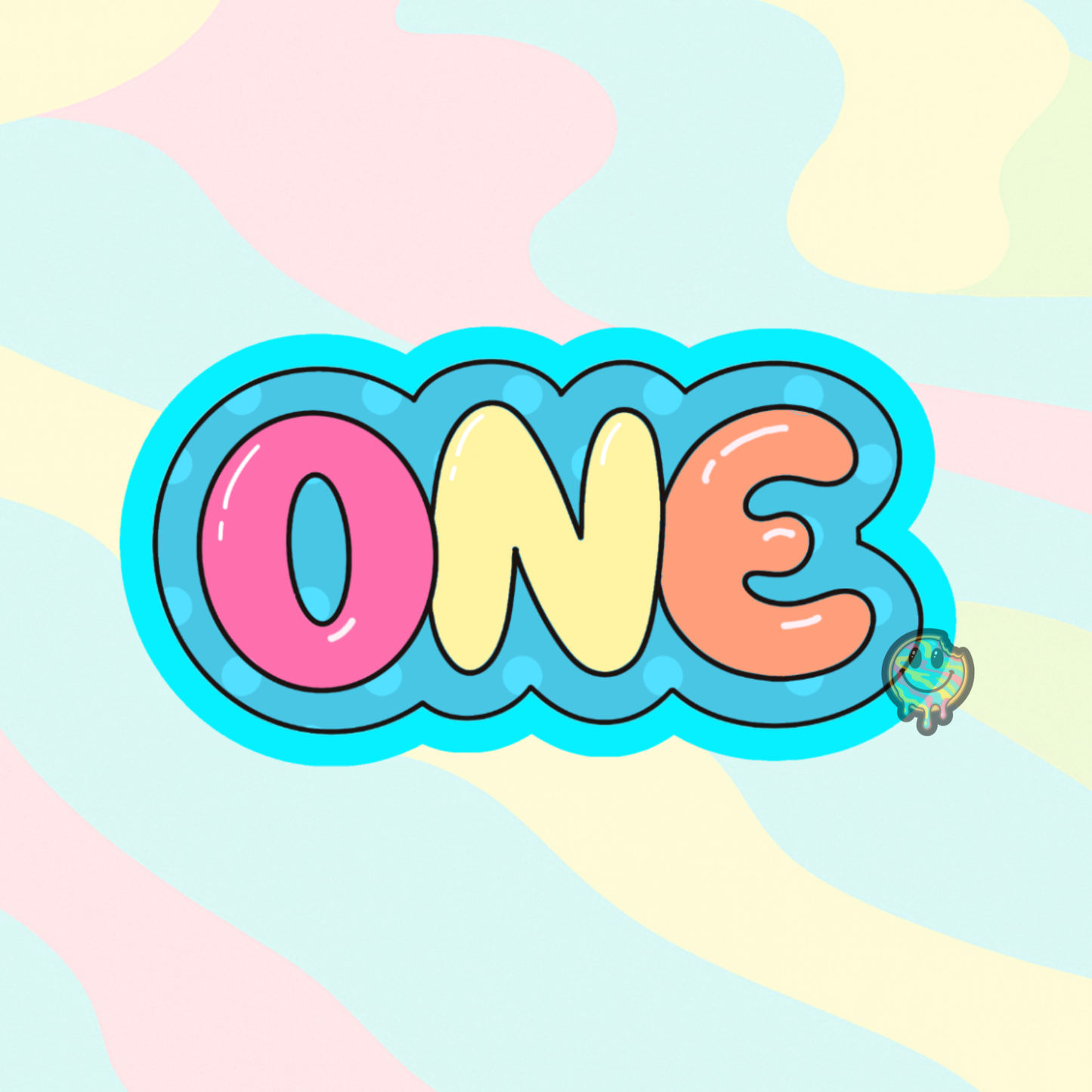 Bubble One Plaque Cookie Cutter