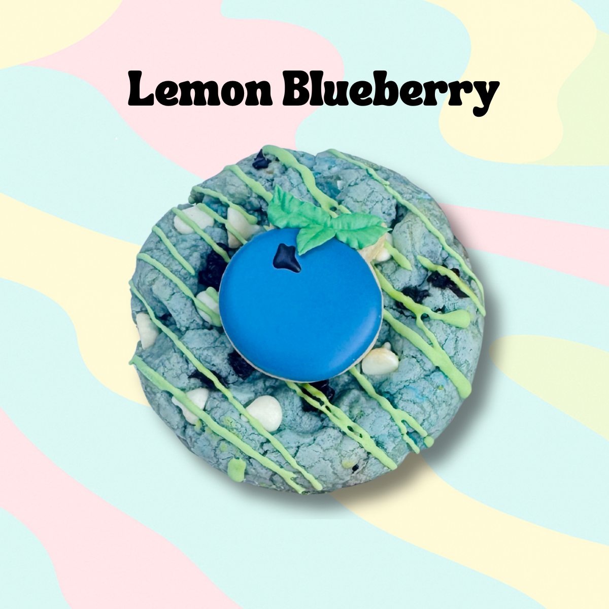 Blueberry Lemon Crumble Cookie