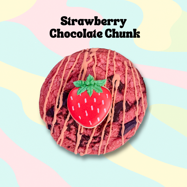 Strawberry Chocolate Chunk Cookie