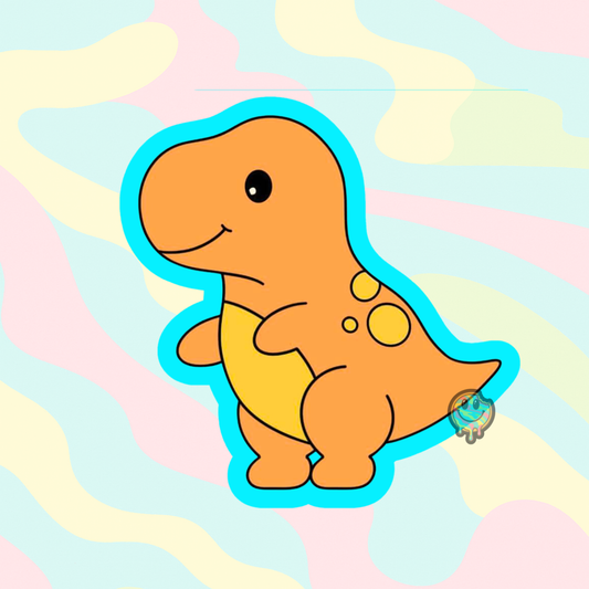 Cartoon T-Rex Dinosaur Cookie Cutter