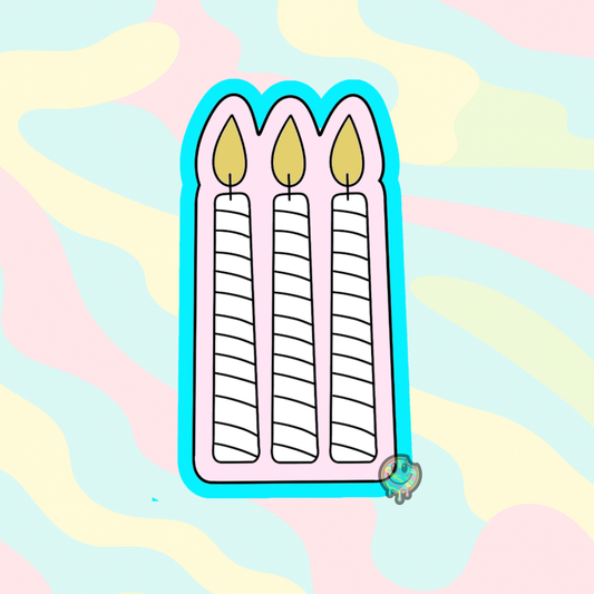 Birthday Candles Cookie Cutter